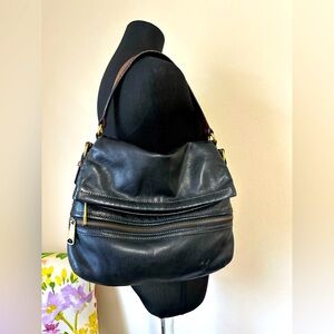 Fossil black Leather bag